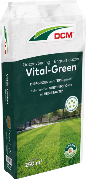 DCM Meststof Vital-Green Gazon - 10 KG (250 m2)-keizers.nu