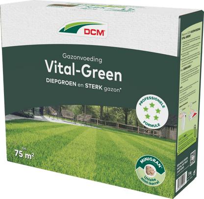 DCM Meststof Vital-Green Gazon - 3 KG (75 m2)-keizers.nu