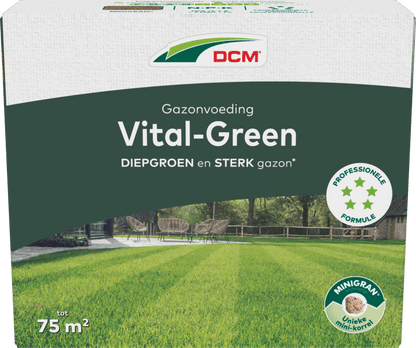 DCM Meststof Vital-Green Gazon - 3 KG (75 m2)-keizers.nu