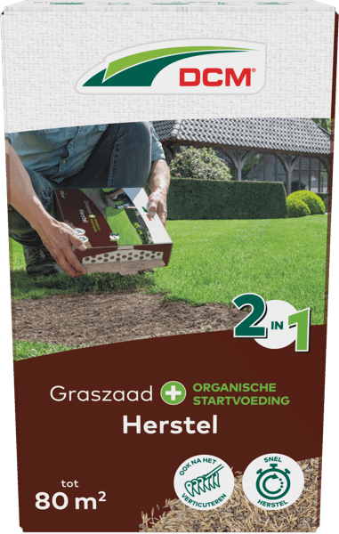 DCM Graszaad Plus Herstel - 1.2 KG (80 m2)-keizers.nu