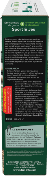 DCM Graszaad Plus Speel & Sport - 1.5 KG (75 m2)