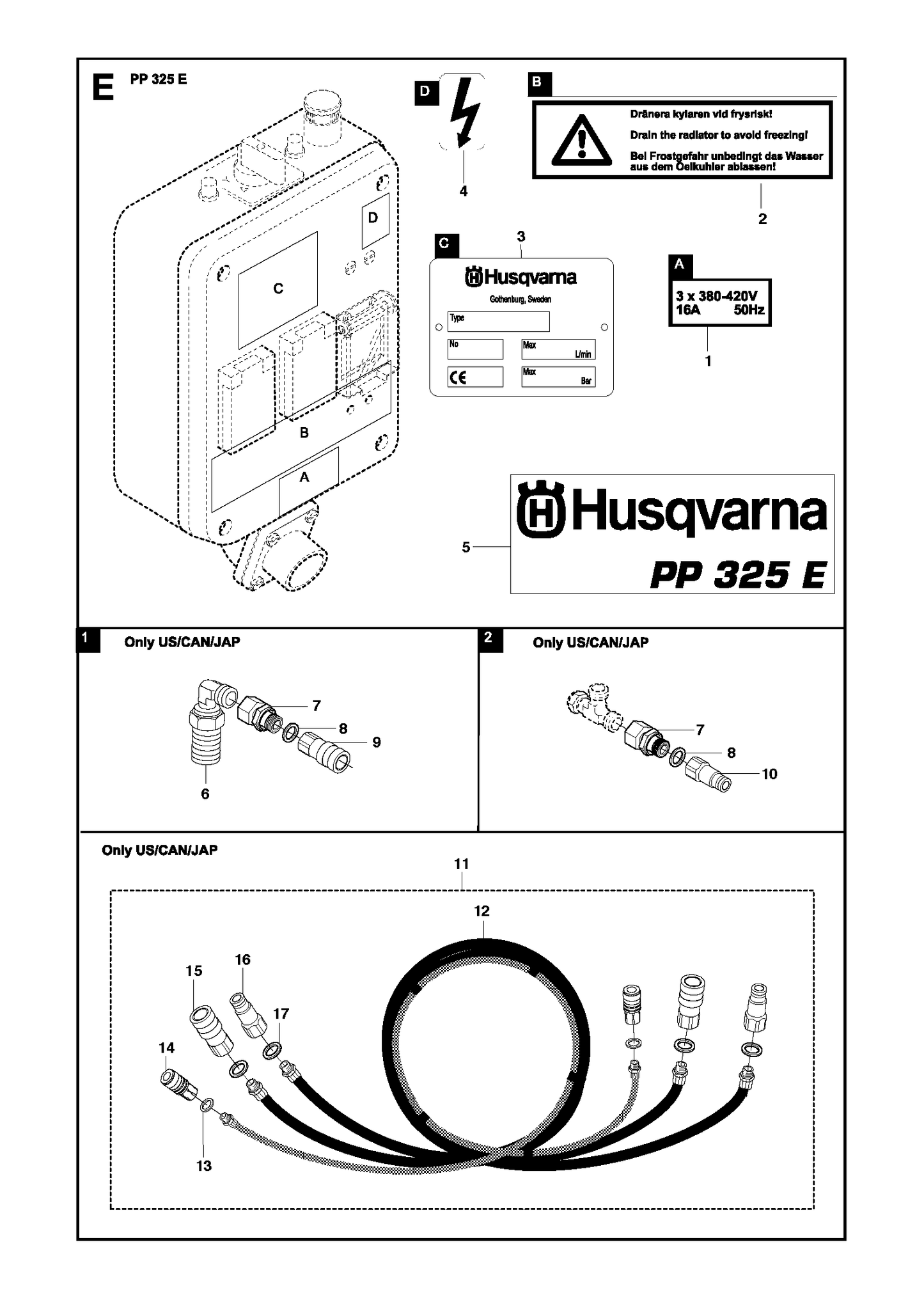 Husqvarna 504029904 onderdelentekening - positie 5