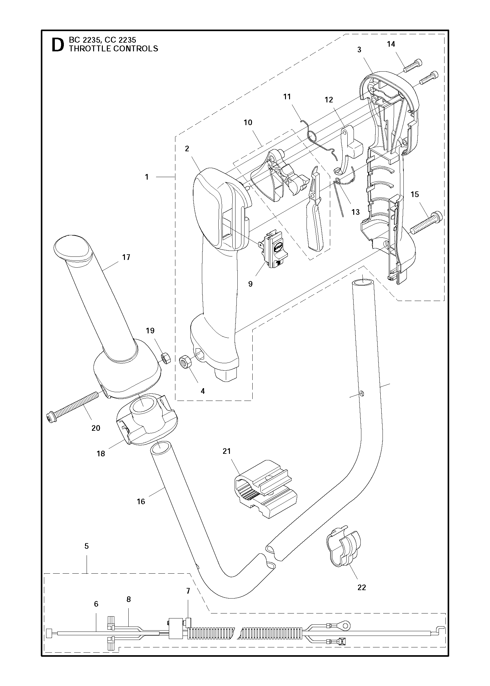 Husqvarna 506497702 onderdelentekening - positie 10