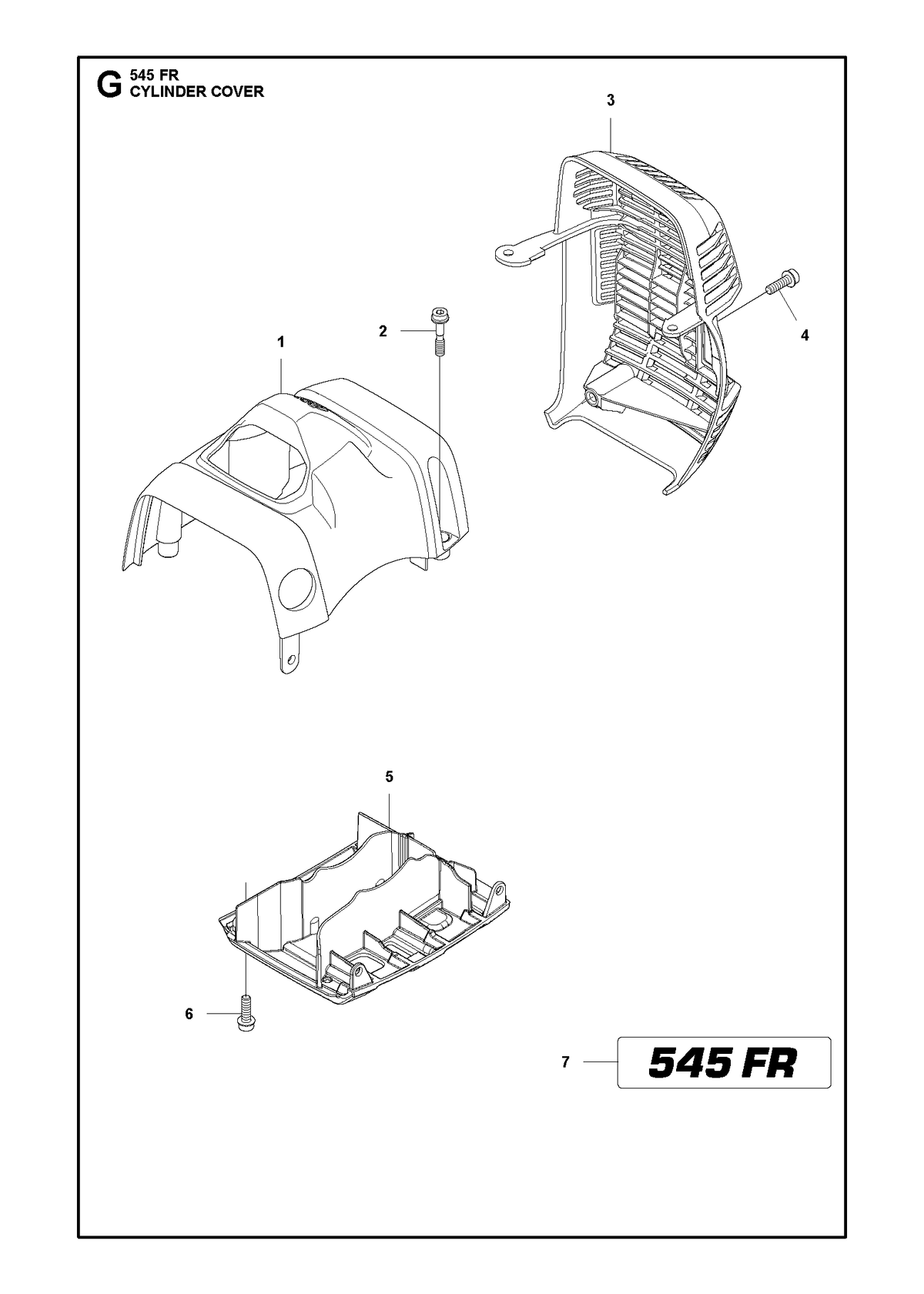 Husqvarna 576998622 onderdelentekening - positie 7