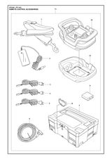 Husqvarna 506297602 onderdelentekening - positie 1