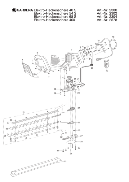 Husqvarna 520458601 onderdelentekening - positie 24