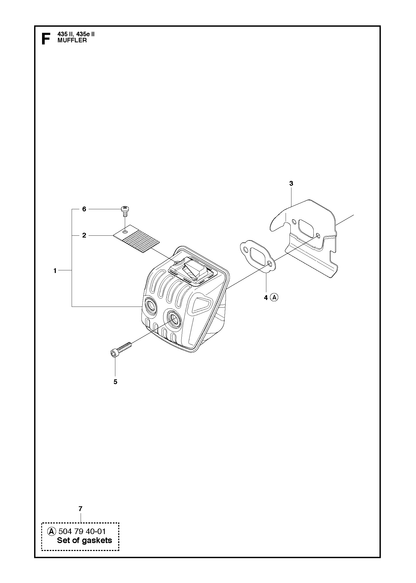 Husqvarna 504794001 onderdelentekening - positie 7