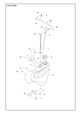 Husqvarna 504800016 onderdelentekening - positie 16