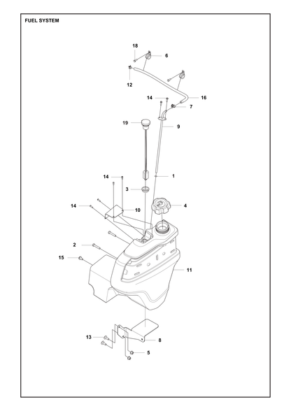Husqvarna 504800016 onderdelentekening - positie 16