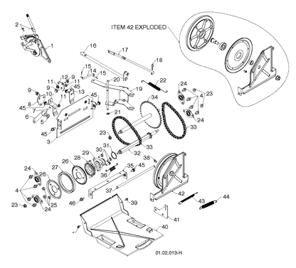 Husqvarna 532415429 onderdelentekening - positie 35
