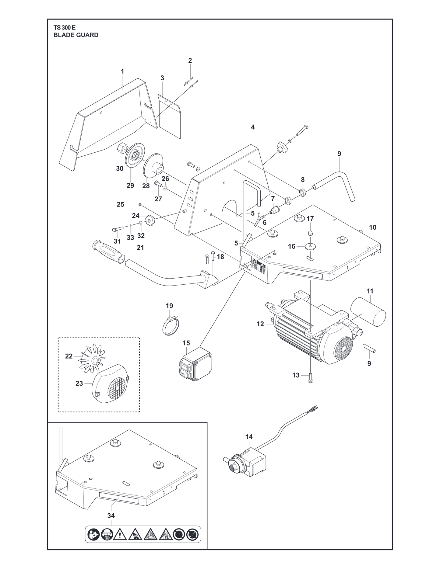 Husqvarna 501925301 onderdelentekening - positie 29