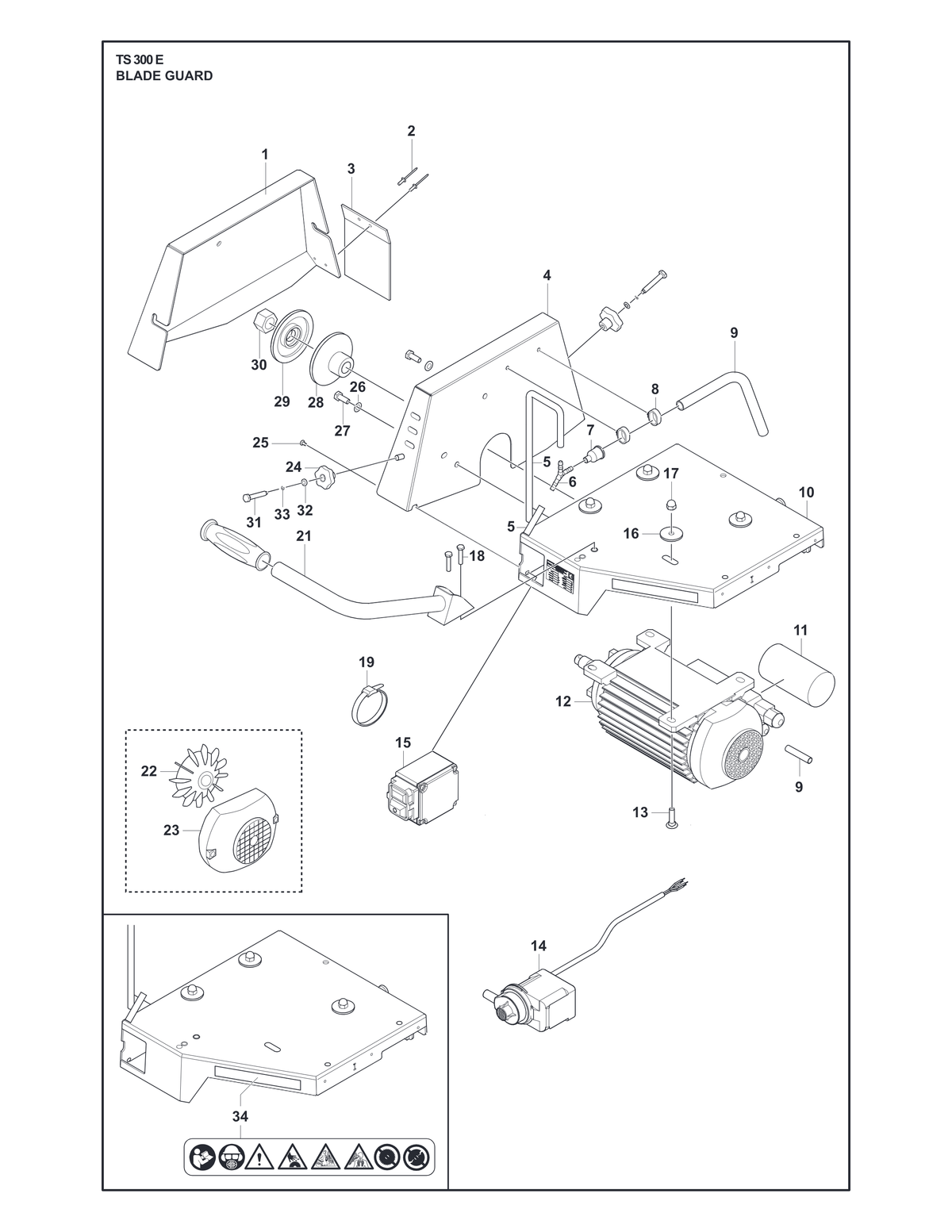 Husqvarna 588540102 onderdelentekening - positie 4