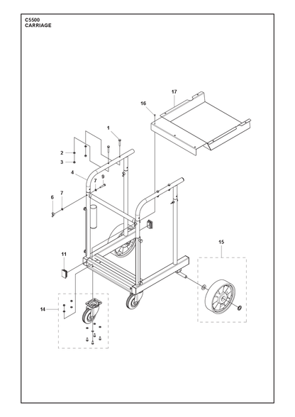 Husqvarna 591765501 onderdelentekening - positie 6