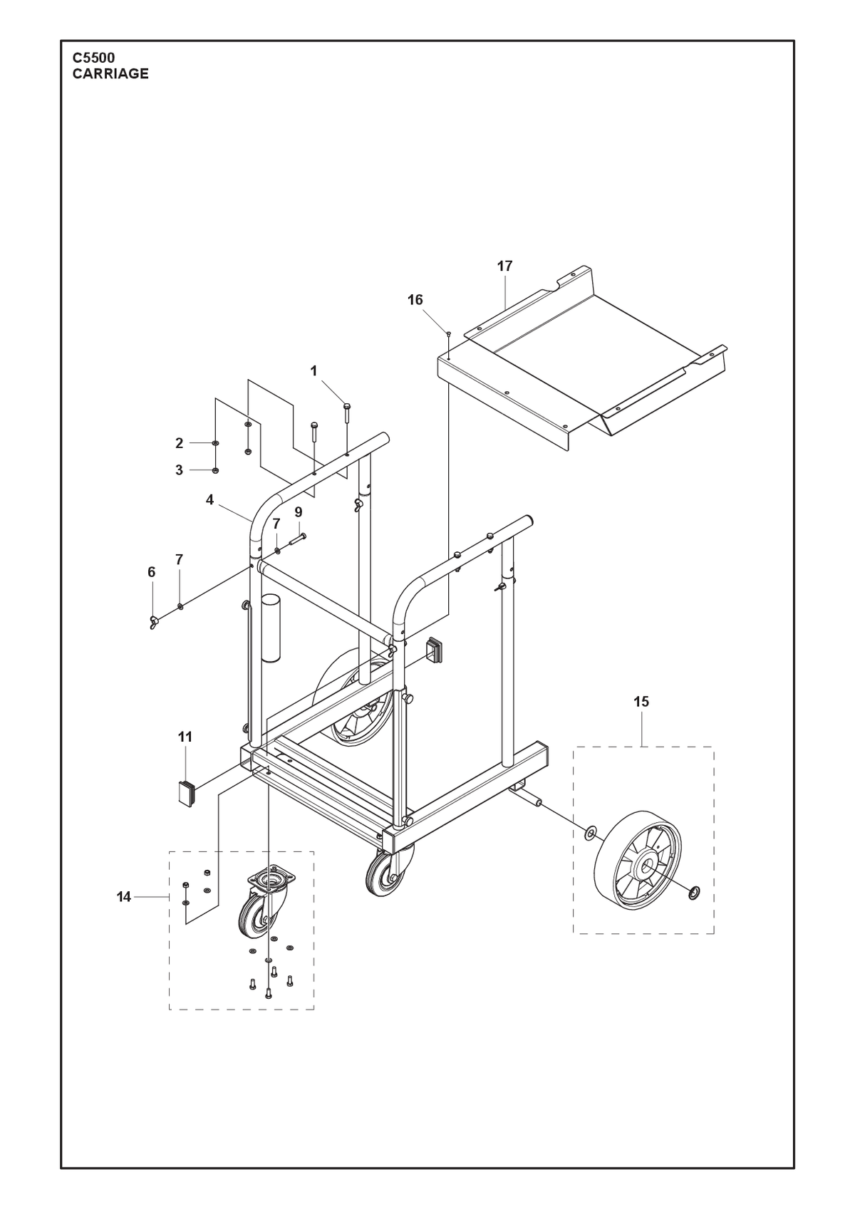 Husqvarna 592270501 onderdelentekening - positie 11