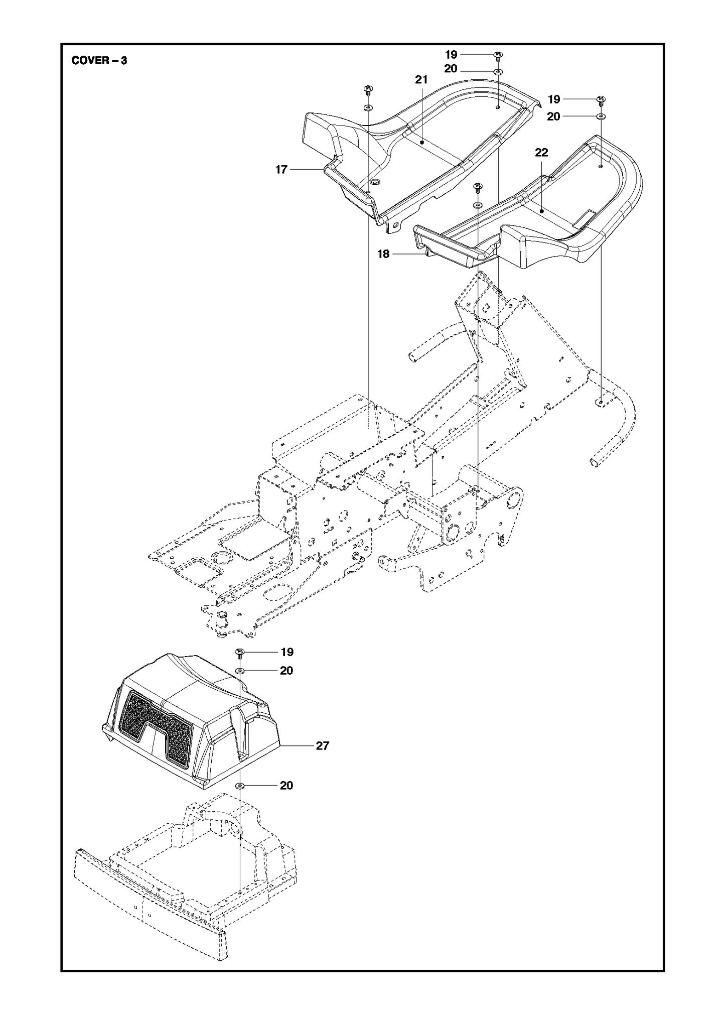 Husqvarna 505099502 onderdelentekening - positie 18