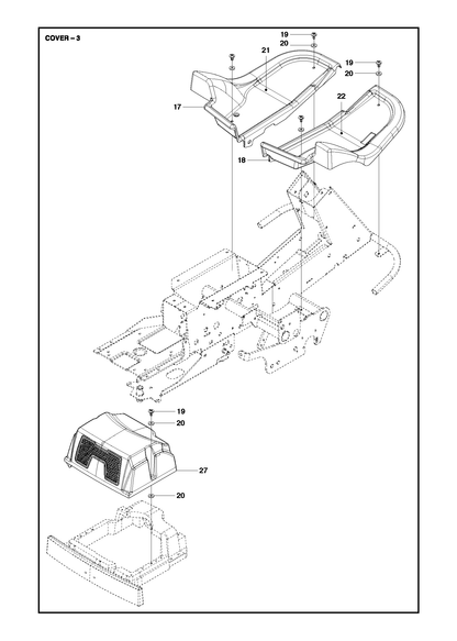 Husqvarna 505099502 onderdelentekening - positie 18