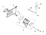 Husqvarna 504577501 onderdelentekening - positie 1