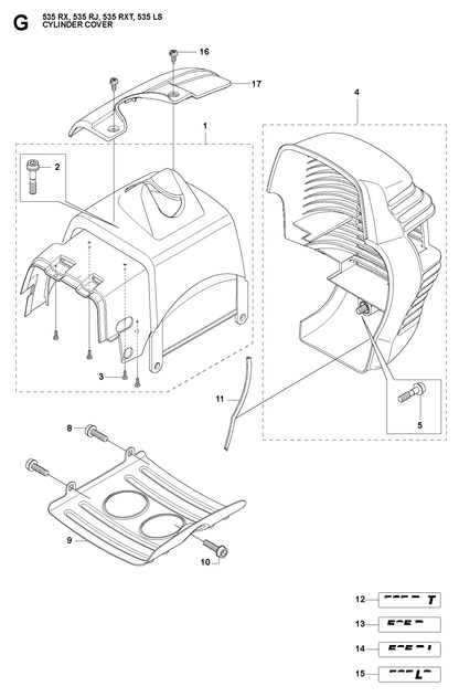 Husqvarna 503217516 onderdelentekening - positie 8