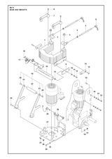 Husqvarna 534679001 onderdelentekening - positie 24