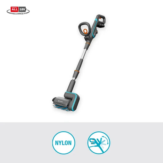 GARDENA AquaBrush Patio 03/18V P4A Set – accu-multireiniger-keizers.nu