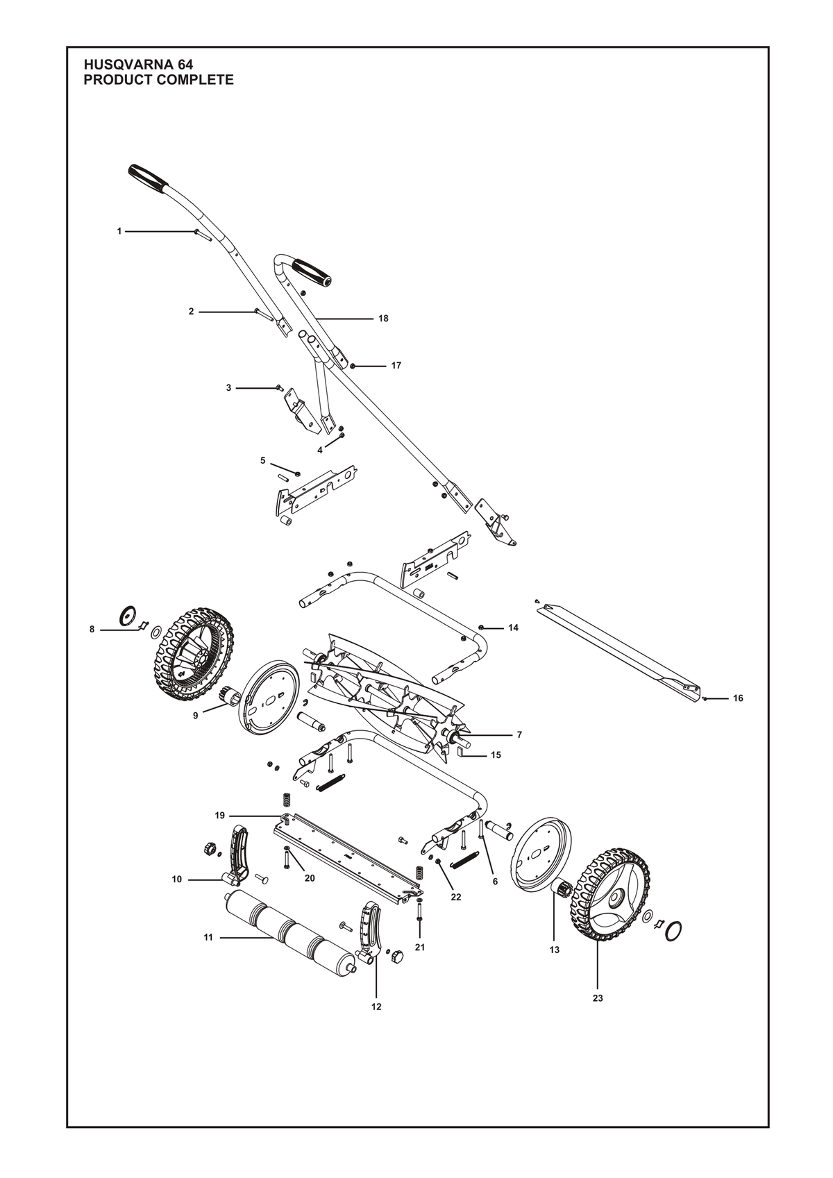 Husqvarna 371379603 onderdelentekening - positie 18