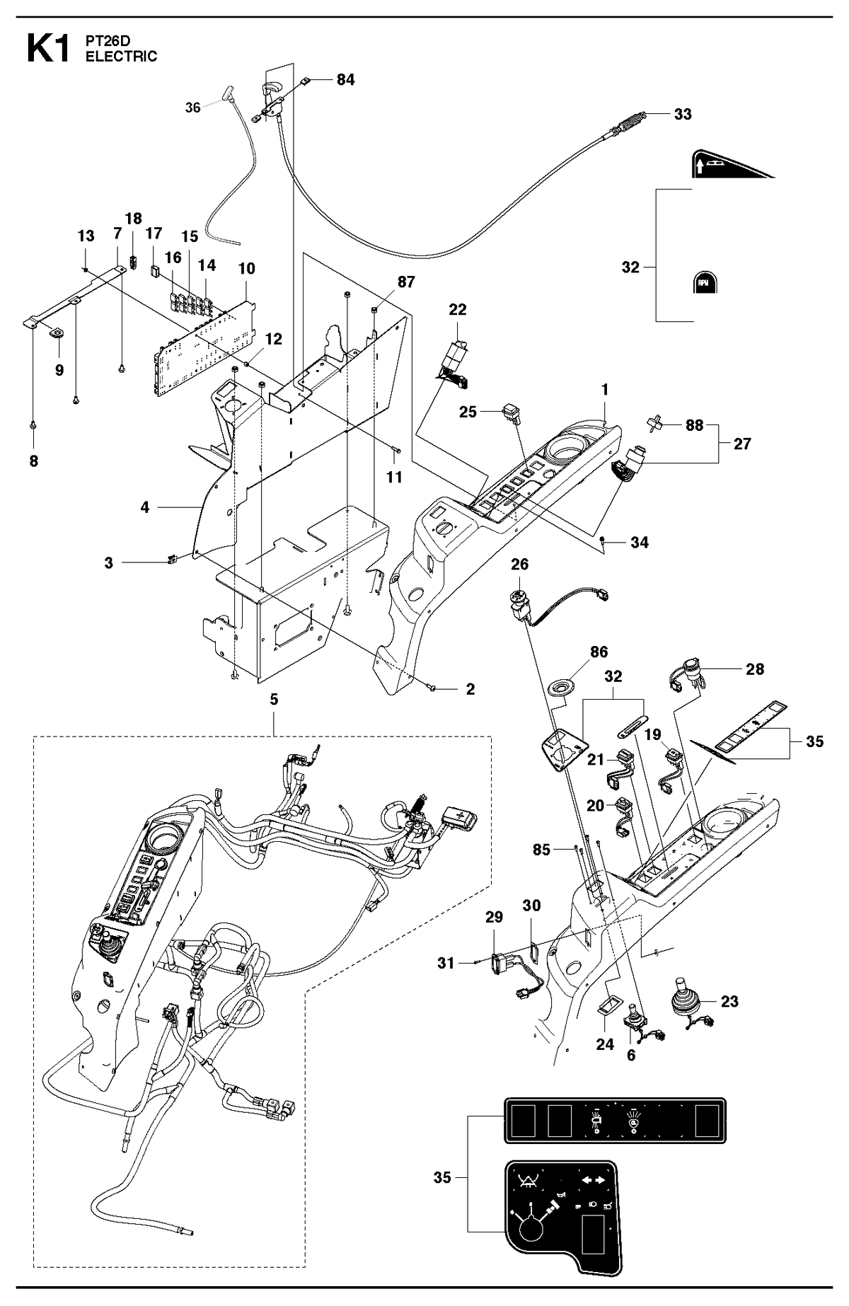 Husqvarna 544983301 onderdelentekening - positie 10