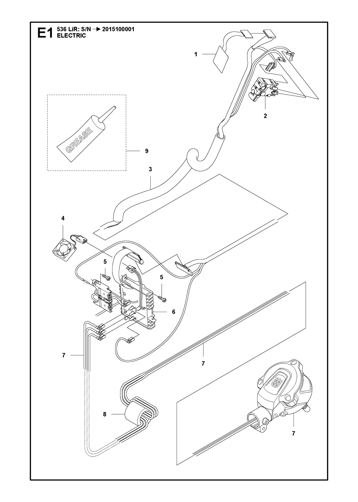 Husqvarna 577983501 onderdelentekening - positie 3