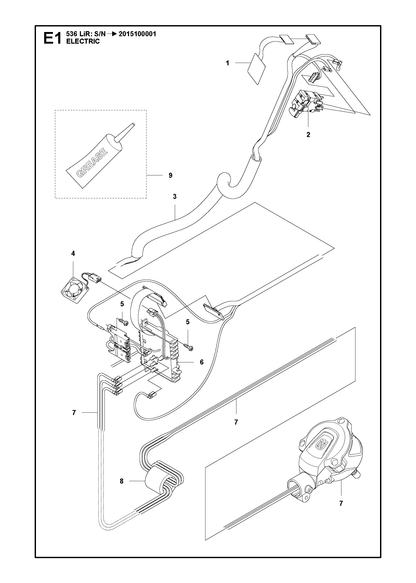 Husqvarna 577983501 onderdelentekening - positie 3
