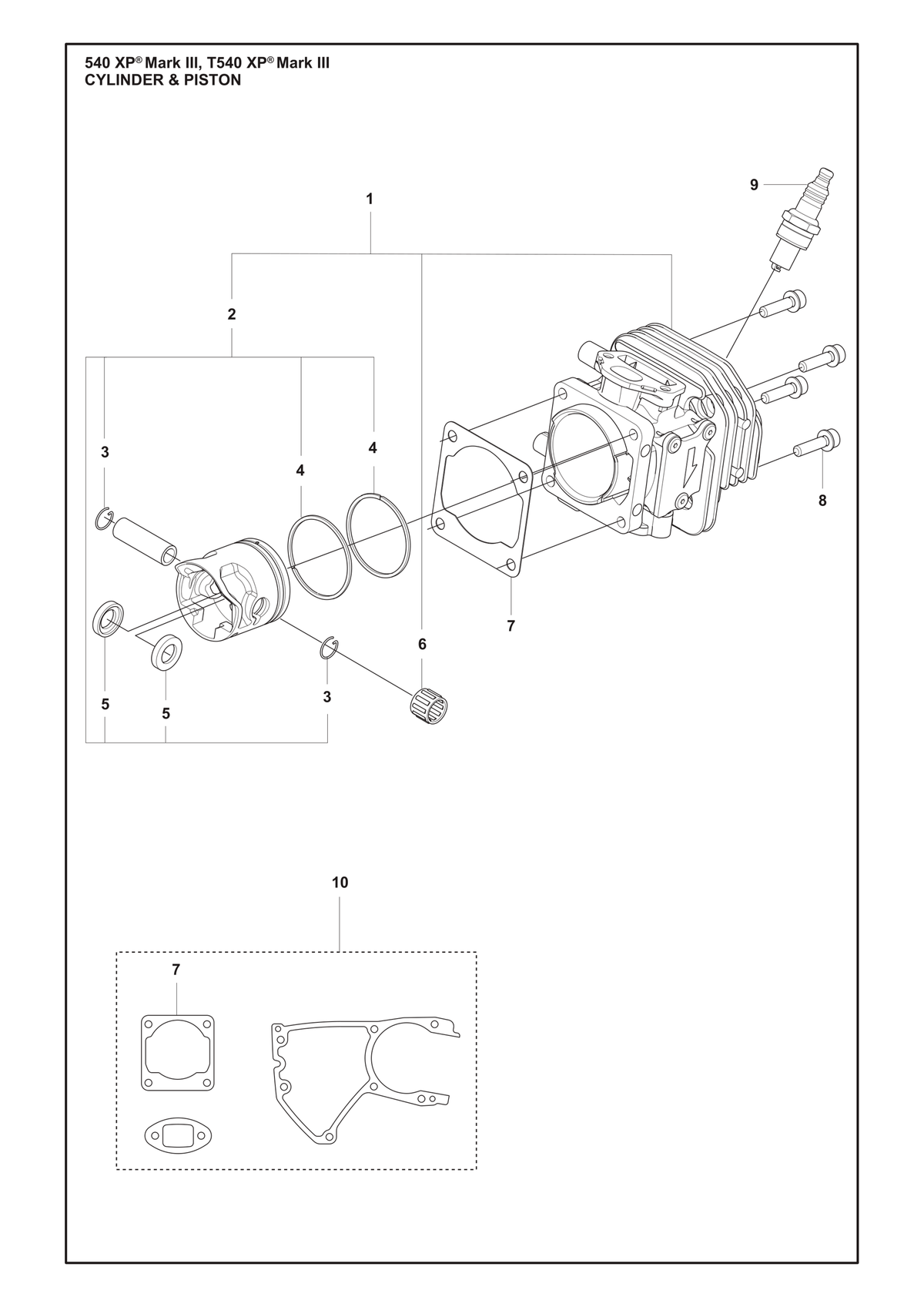 Husqvarna 513284901 onderdelentekening - positie 4