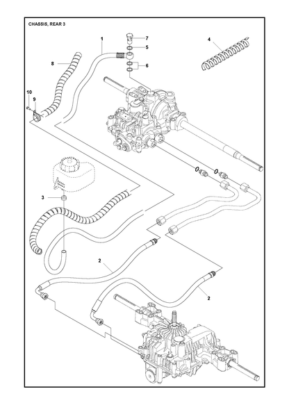 Husqvarna 544456403 onderdelentekening - positie 2