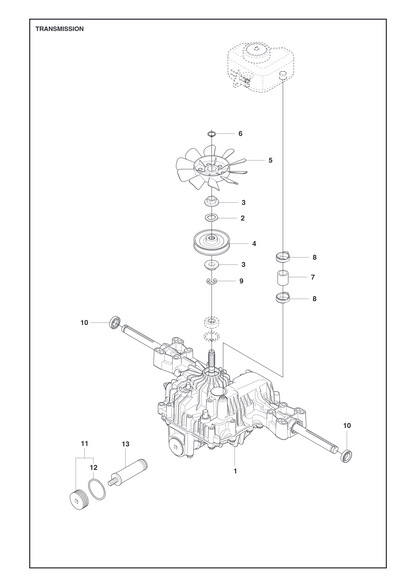 Husqvarna 506987001 onderdelentekening - positie 8