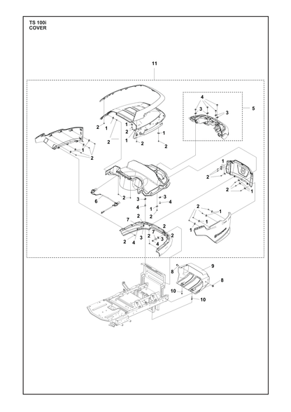 Husqvarna 547403394 onderdelentekening - positie 6