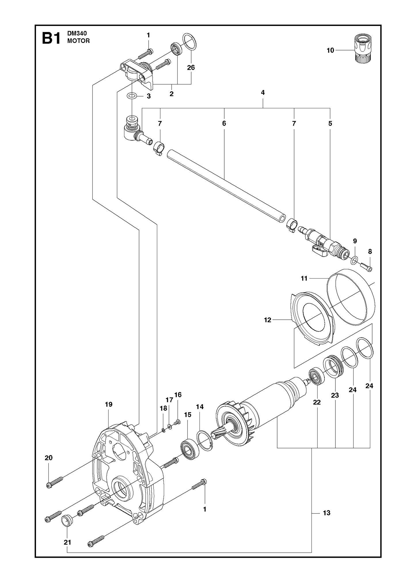 Husqvarna 510021401 onderdelentekening - positie 11