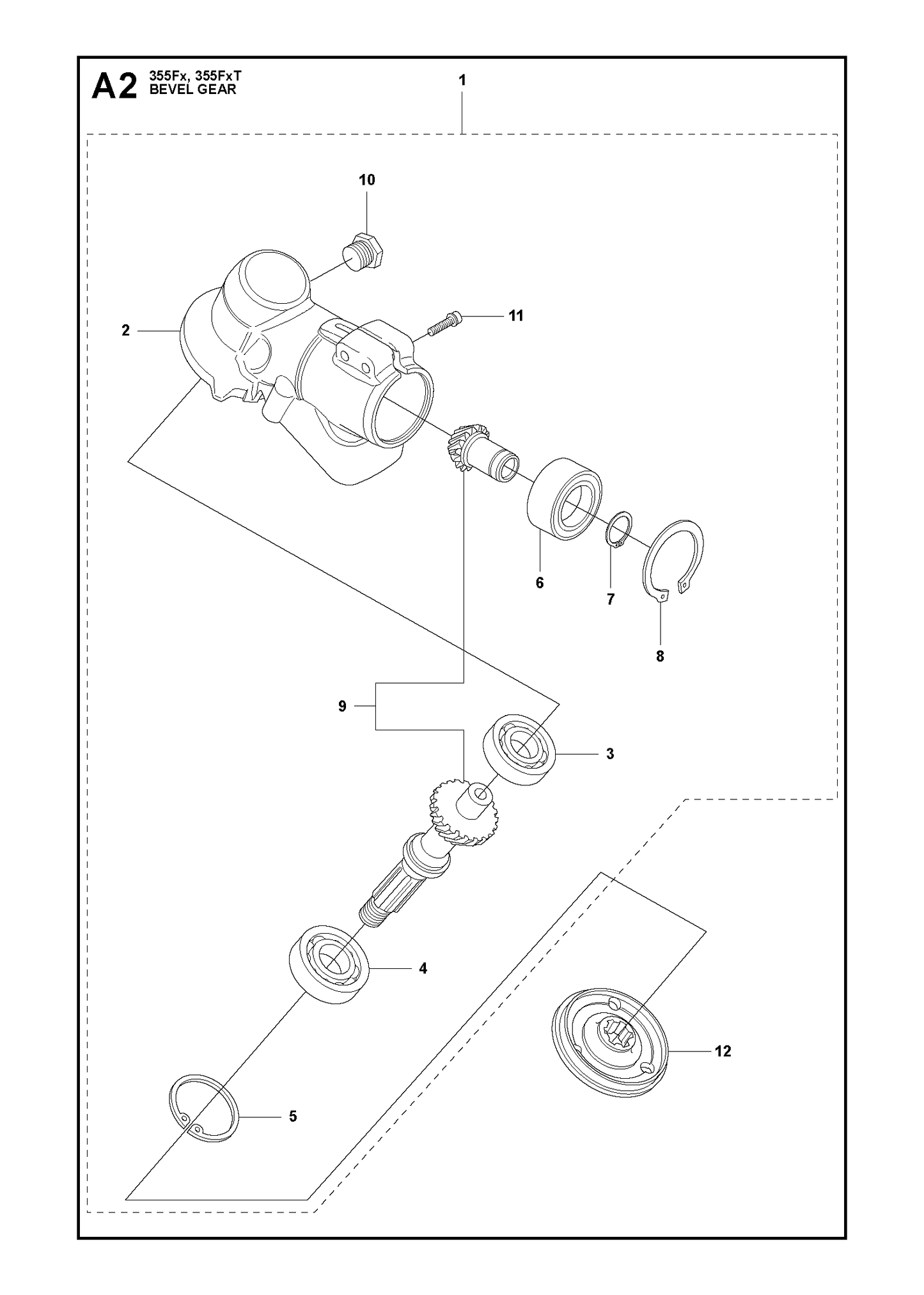 Husqvarna 502434701 onderdelentekening - positie 9