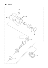 Husqvarna 502434701 onderdelentekening - positie 9