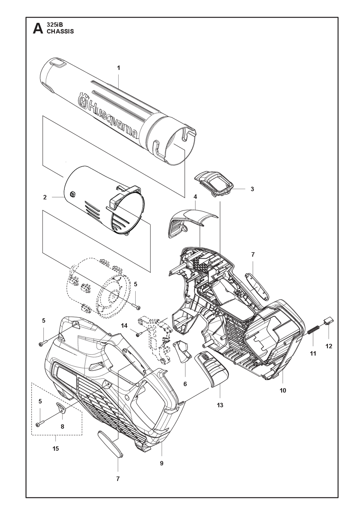 Husqvarna 584213703 onderdelentekening - positie 3