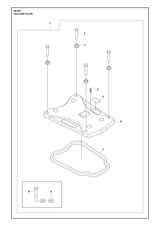 Husqvarna 525743101 onderdelentekening - positie 2