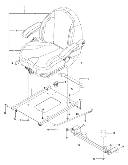 Husqvarna 539119741 onderdelentekening - positie 3