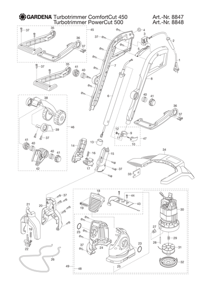 Husqvarna 524448201 onderdelentekening - positie 0