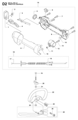 Husqvarna 503997801 onderdelentekening - positie 25