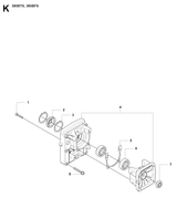 Husqvarna 544258801 onderdelentekening - positie 1