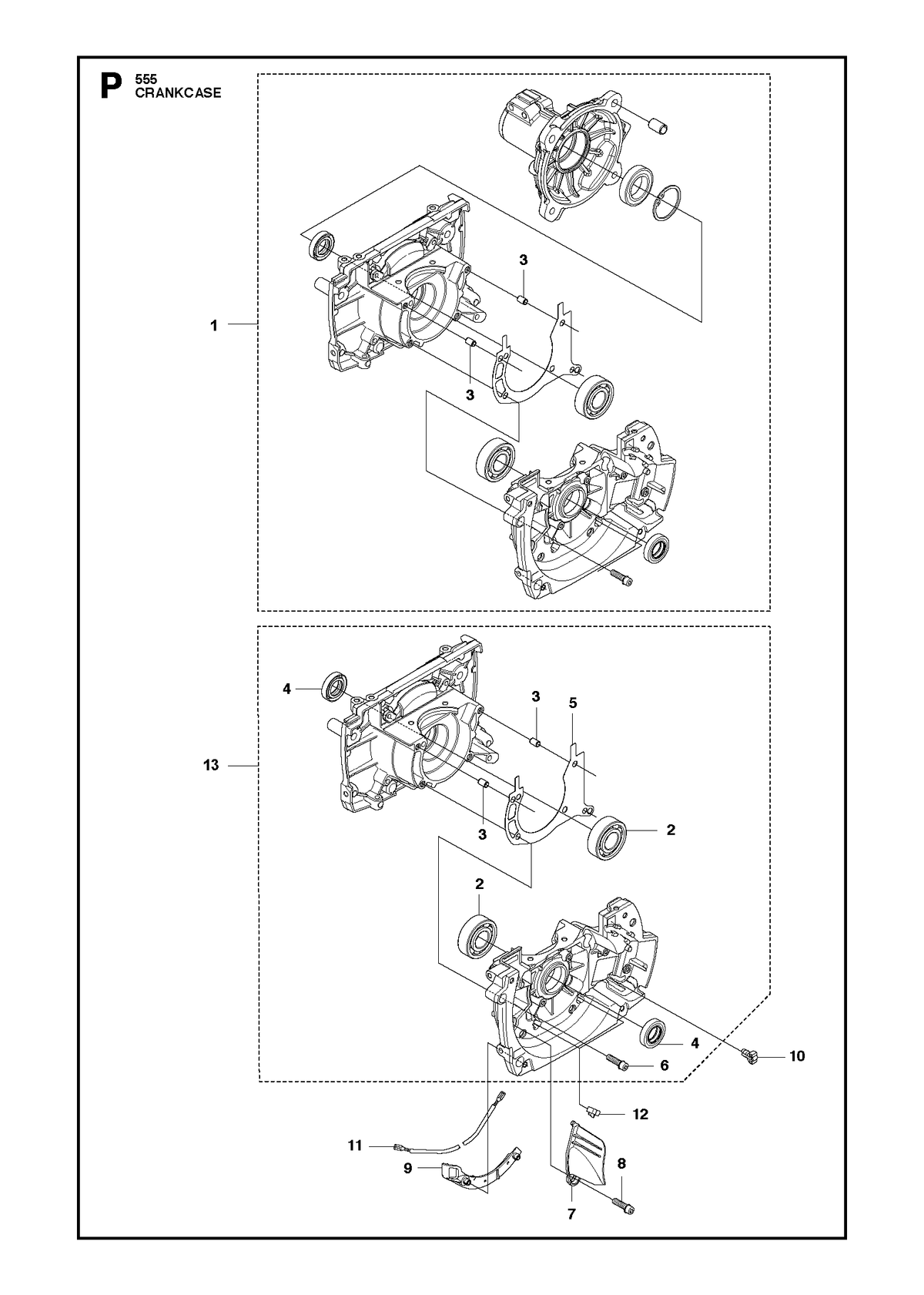 Husqvarna 501044401 onderdelentekening - positie 12