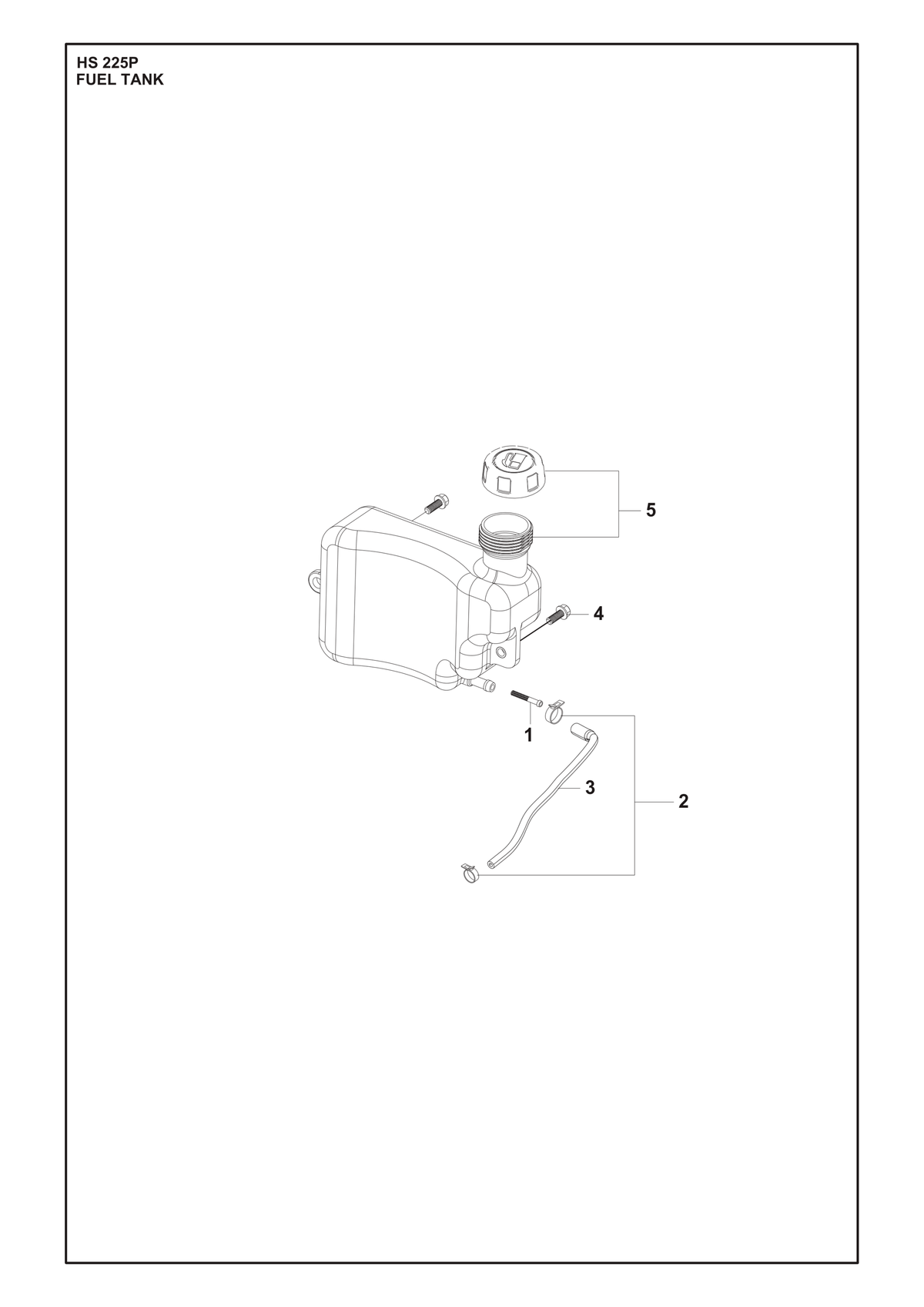 Husqvarna 540109401 onderdelentekening - positie 1