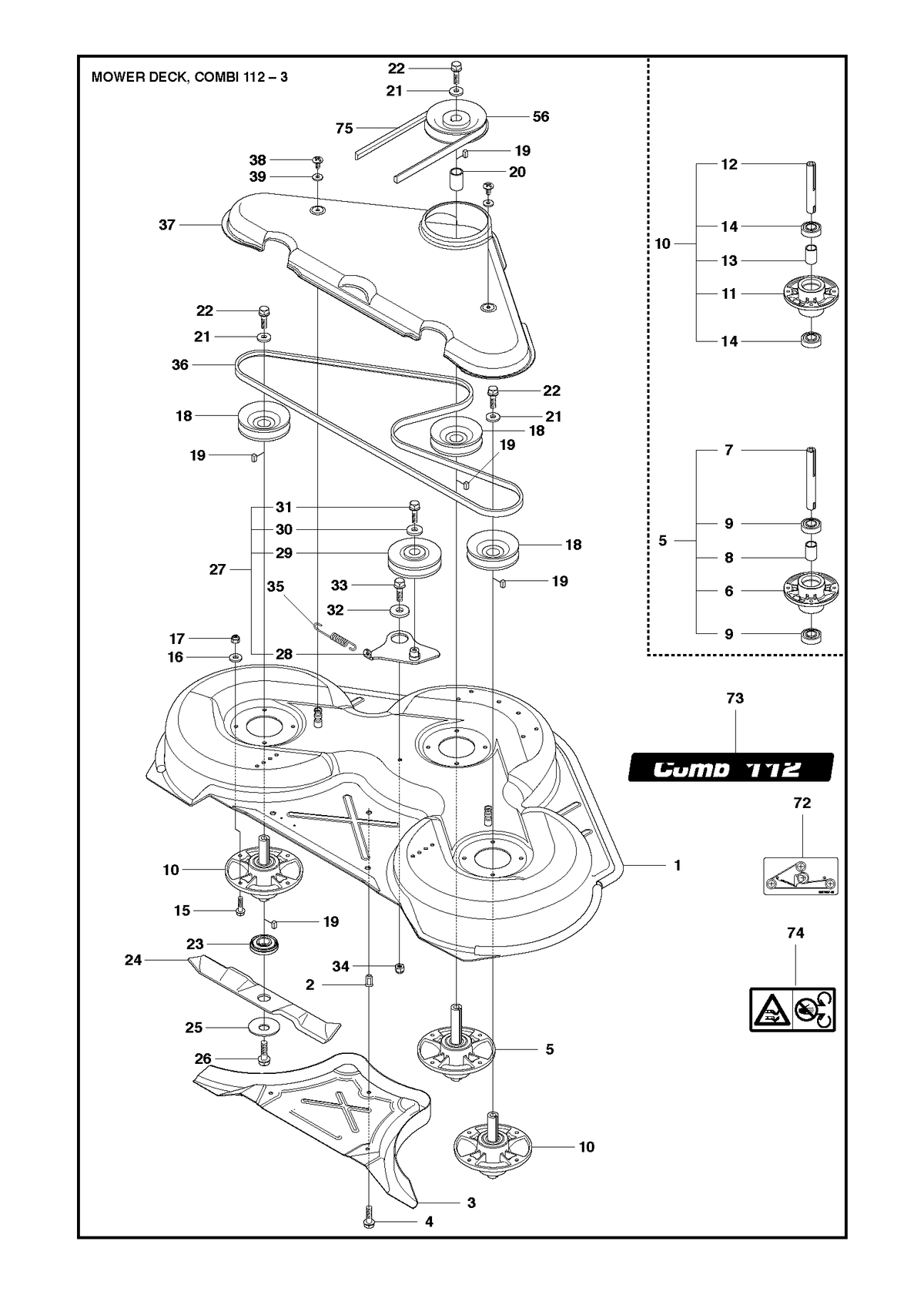 Husqvarna 586400501 onderdelentekening - positie 27