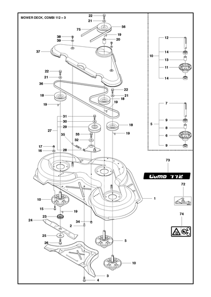 Husqvarna 586400501 onderdelentekening - positie 27
