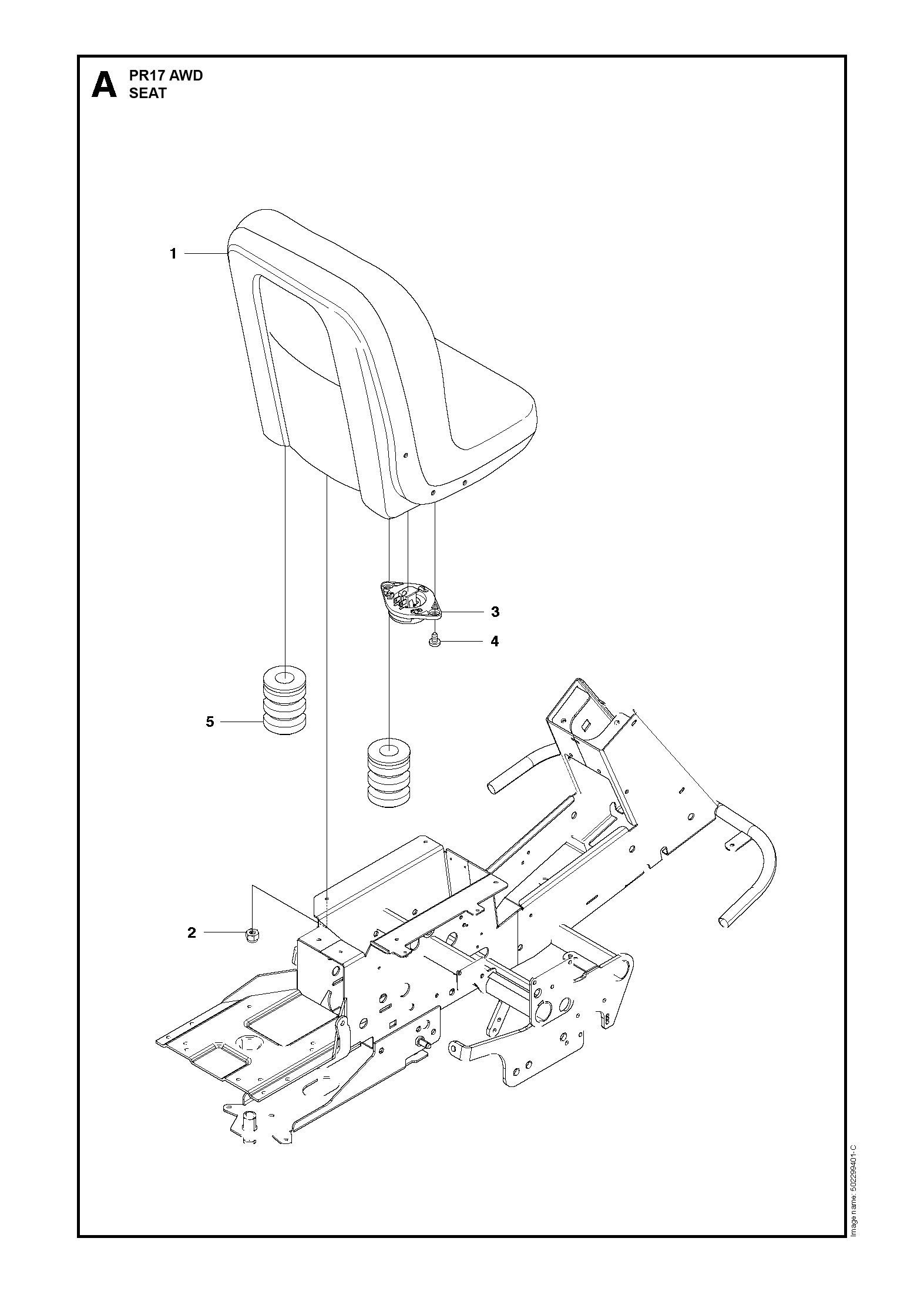 Husqvarna 506565601 onderdelentekening - positie 3