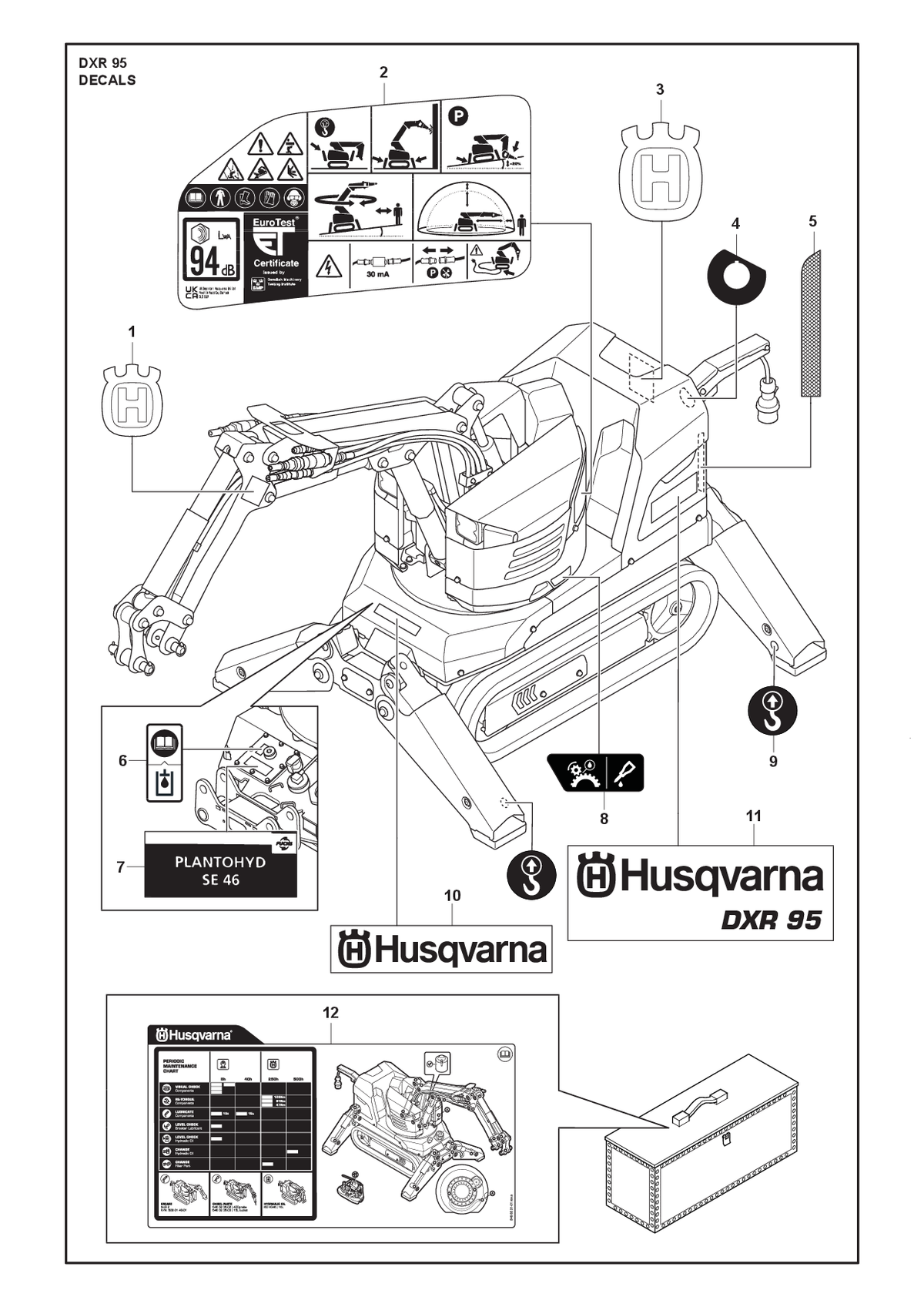 Husqvarna 547015301 onderdelentekening - positie 6