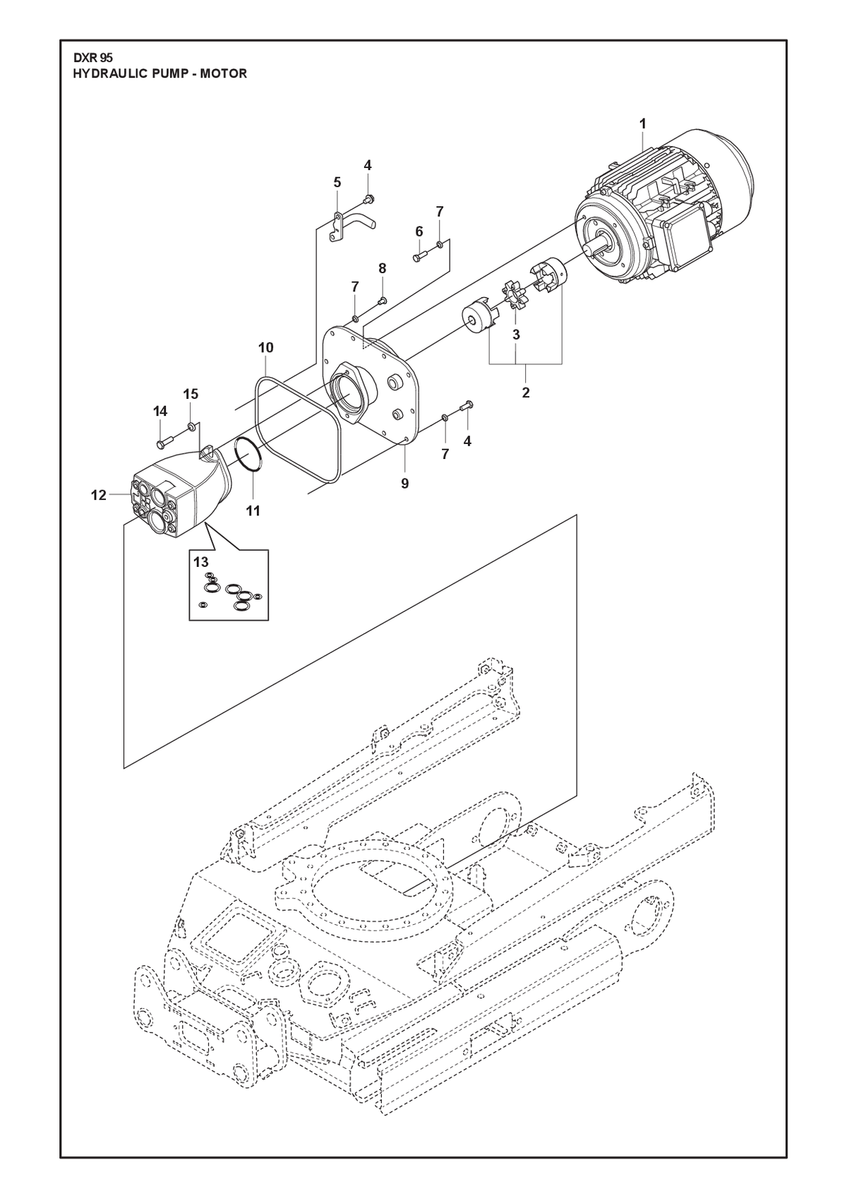 Husqvarna 546158201 onderdelentekening - positie 2