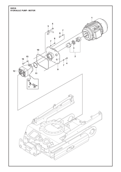 Husqvarna 546158201 onderdelentekening - positie 2