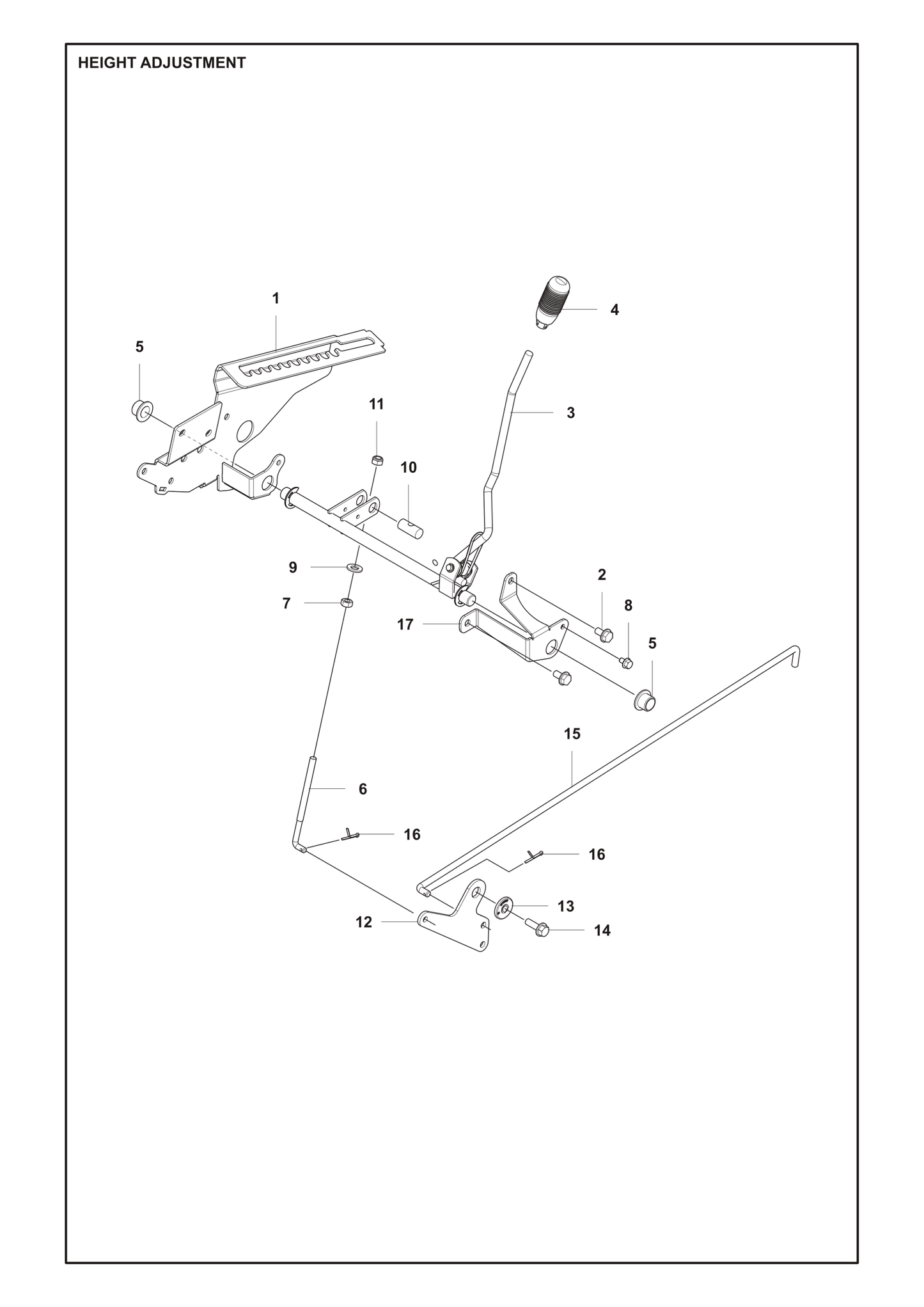 Husqvarna 506784601 onderdelentekening - positie 10